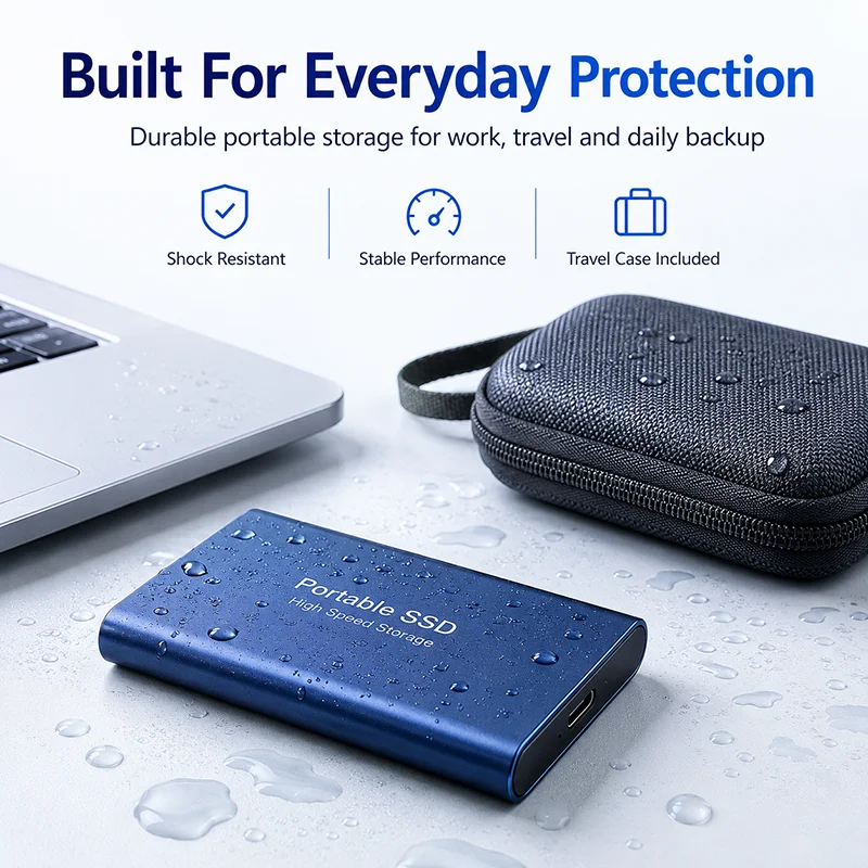 1TB Tragbare SSD 2TB Externe Festplatte USB 3.1 – Bild 4