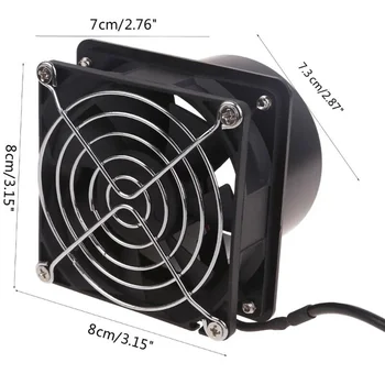 Rauchabsorber, Absaugventilator, Rohrkanal, Abluftventilator, USB, einstellbare Geschwindigkeit