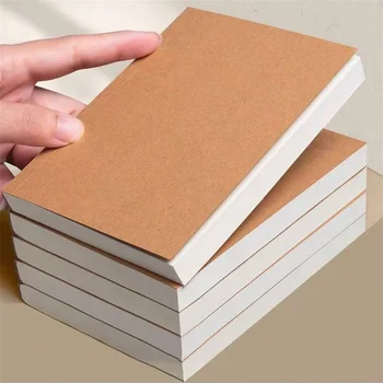 A6 Taschen-Notizbuch, verdickt, 256 Seiten, 128 Blatt, liniert, blanko, Gitter, Innenseiten