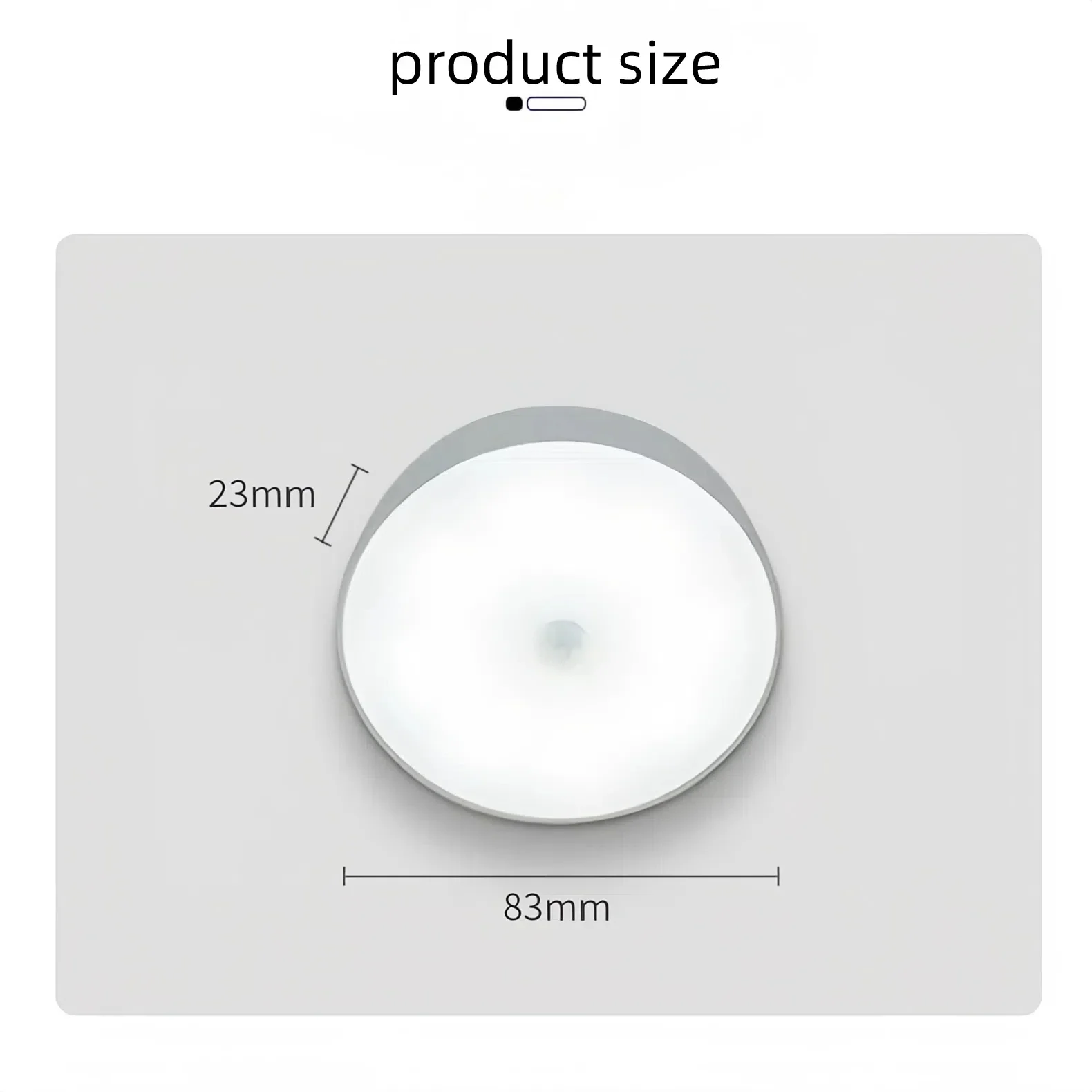 2 stücke LED Smart Menschlichen Körper Sensor Nacht Lampe – Bild 6
