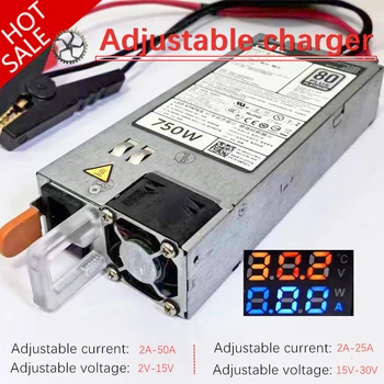 3-15V/30V 3-100A Spannung Strom Einstellbar 4S 8S Lifepo4 Li-Ion Lithium Batterie Ladegerät 12V 14,6V 29,2V