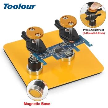 Toolour magnetische helfende Hände, Lötwerkzeug, Presse, Abstand anpassen, PCB-Clip, Lötdrahthalter