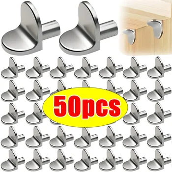 Regal Unterstützung Pegs L-Förmigen Kleiderschrank Regal Feste Klammern Bücherregal Holz Glas Schicht Bord