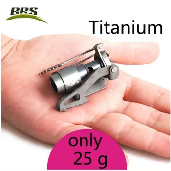 BRS-3000T Titan Mini Camping Gasbrenner 25g Einteiliger Taschenofen Outdoor Wandern Klappbarer Kochofen
