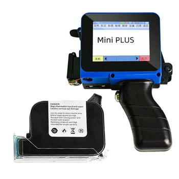 Mini-Datumsdrucker Tintenstrahl Tragbare Codiermaschine für Flaschen, Schachteln, Plastiktüten, Logo, Text