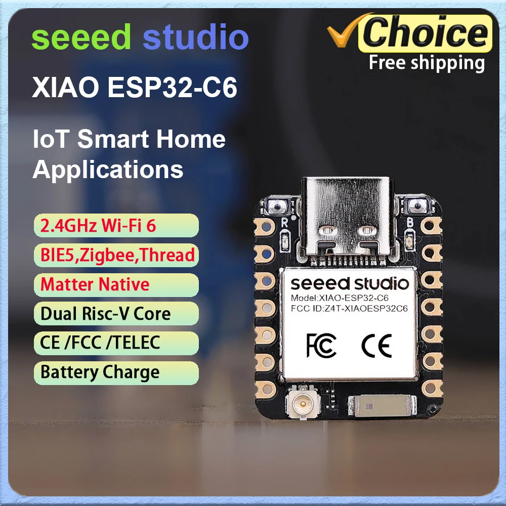 Original XIAO ESP32-C6/C5 Entwicklungsboard-Modul 2,4GHz