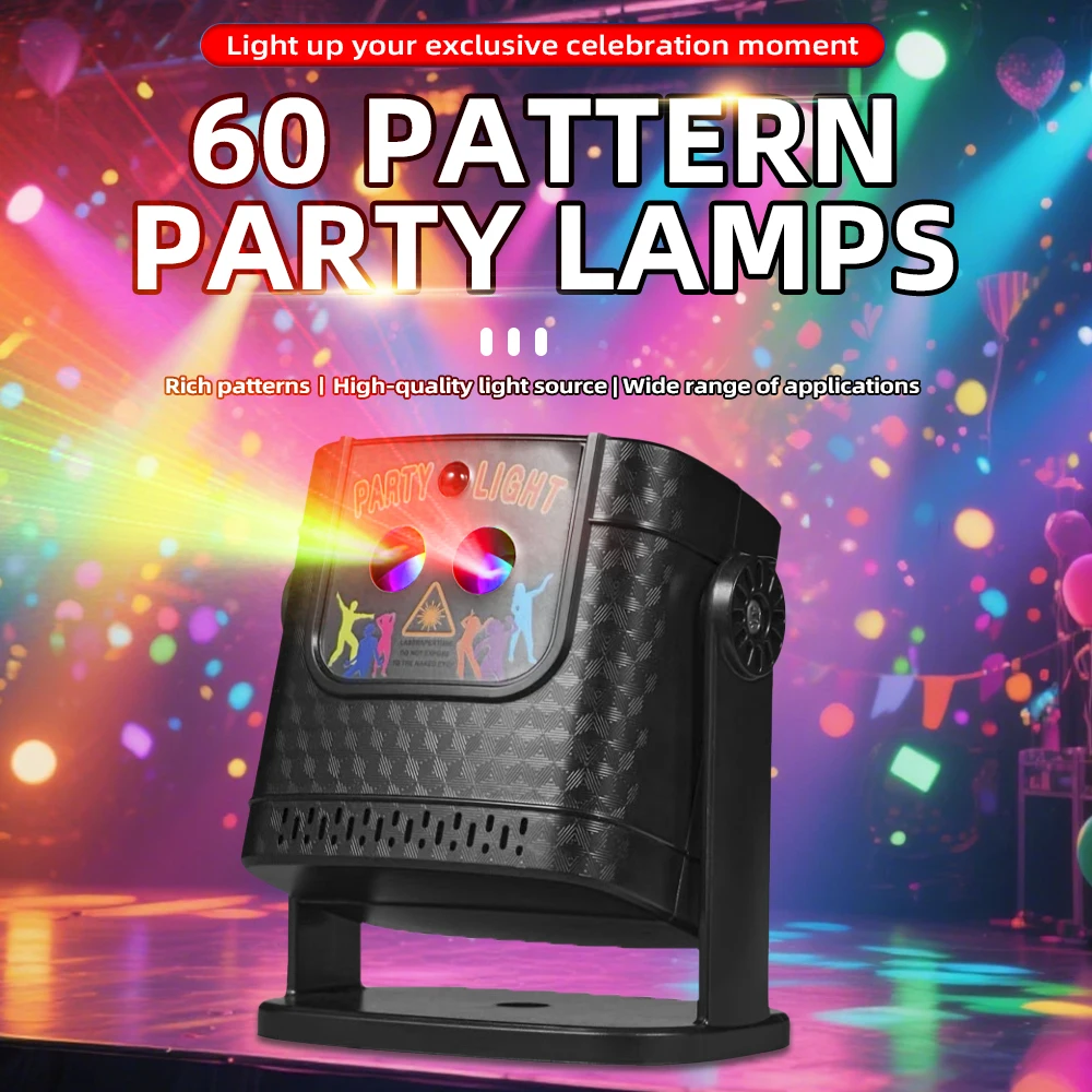 USB-betriebene Laser-Stroboskop-Partylichter