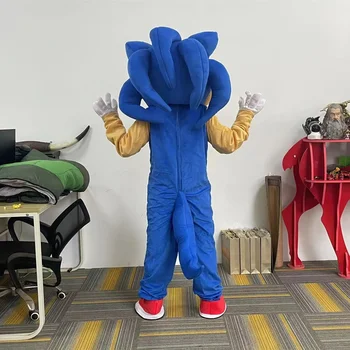 Sonics Maskottchen Kostüm Werbezeremonie Kostüm Party Tier Karneval Anime Bühne durchführen Überraschung