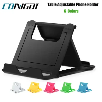 Tisch Telefon Halter Halterung Einstellbare Desktop Ständer Für Ipad IPhone Samsung Xiaomi Huawei Klapp