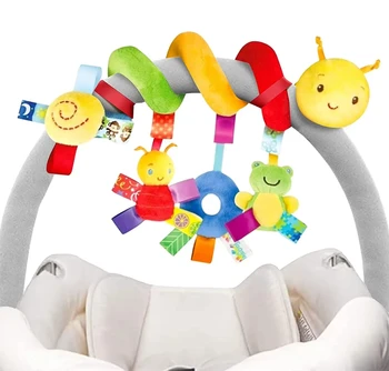 Baby Krippe Hängen Rasseln Spielzeug Auto Sitz Spielzeug Weiche Mobiles Kinderwagen Krippe Kinderbett Spirale