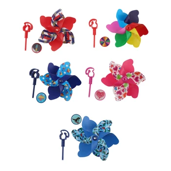 Allek Kinder Roller Windmühle Kurze Pol Cartoon Bunte Windrad Dekoration Für Kinder Fahrrad Teile Zubehör