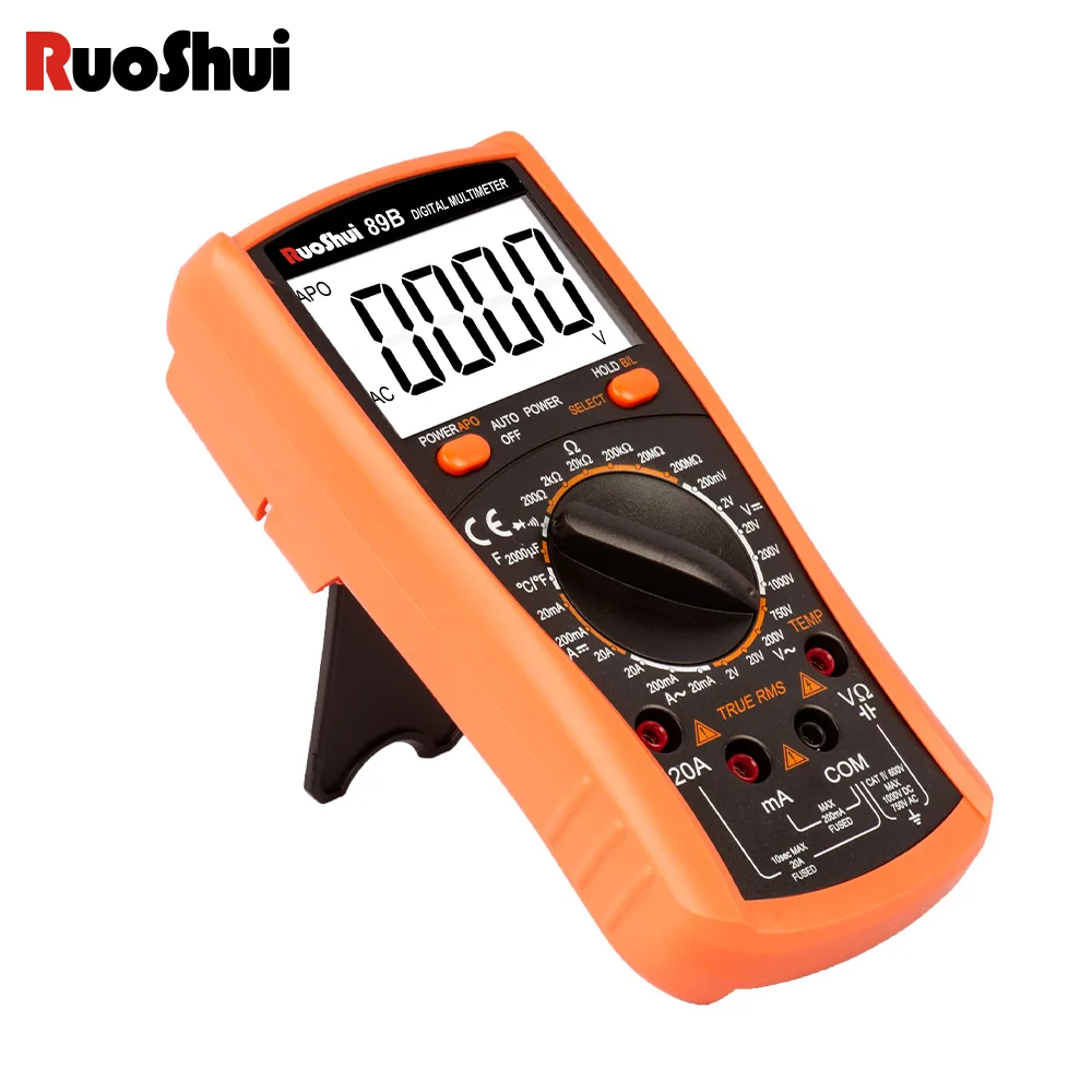 Digitale Multimeter-Tester 1999Cts 1000V DC/AC Strom Volt – Bild 4