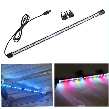 18-58 cm USB Stecker Aquarium Licht LED Wasserdichte Aquarium Licht Unterwasser Beleuchtung Tauch Lampe Anlage
