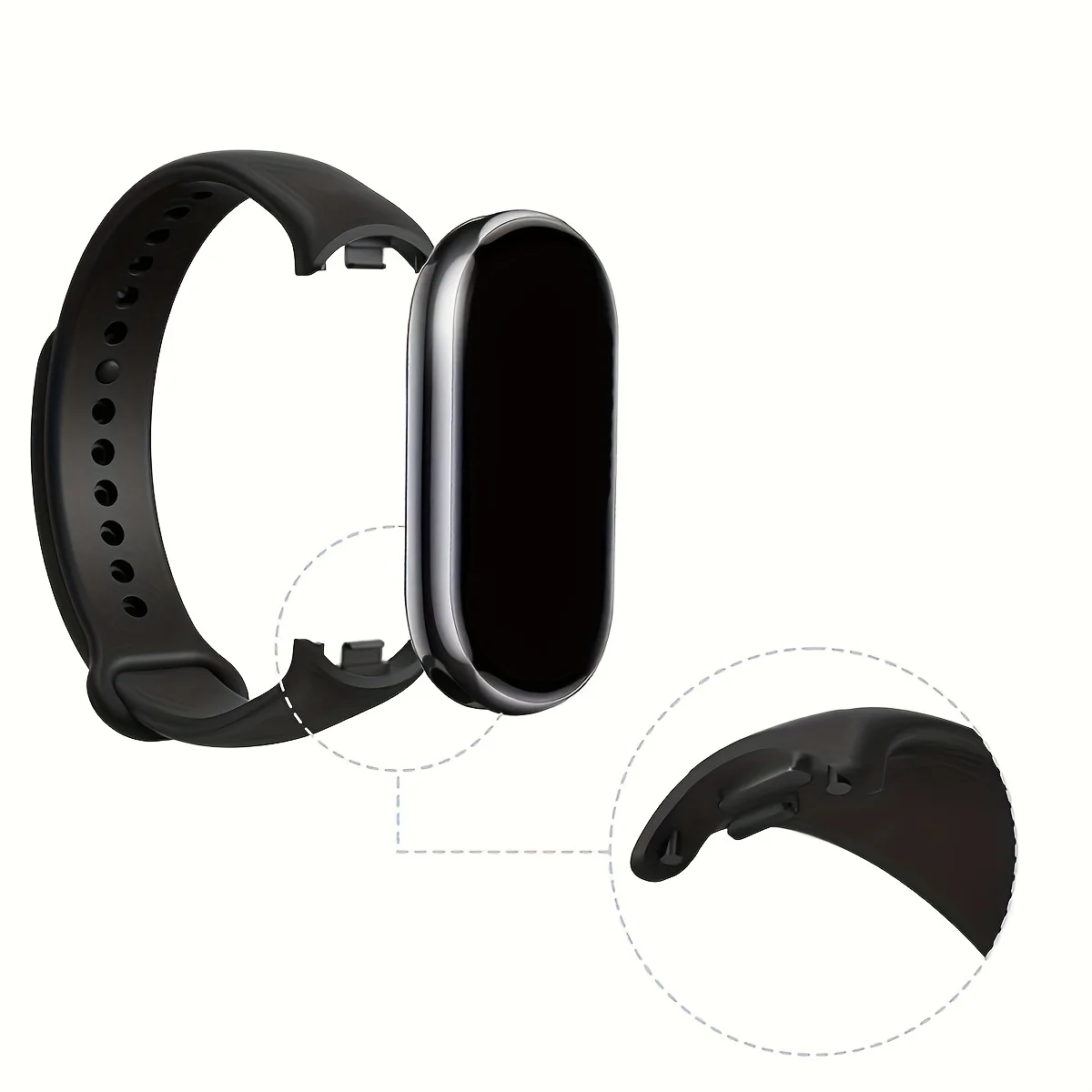 3 Stück/Packung Armband für Xiaomi Band 8 9 10 Silikonarmband – Bild 2