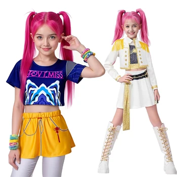 Mira Cosplay K-Pop Krieger Kostüm Film Rollenspiel Kleidung Koreanisches Idol Girl Group Bühnenaufführung