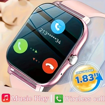 1,83 ''Sport Smart Uhr Fitness Uhr Gesundheit Monitor Wasserdichte Smartwatch Drahtlose Anruf Uhren für Männer