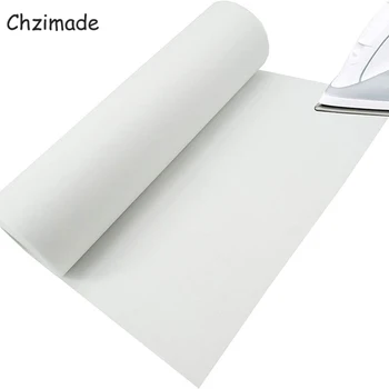 Chzimade 5 Yards Schnittstellstoff zum Aufbügeln auf Kleidung, Harzfutter für Taschen, Patchwork-Futter
