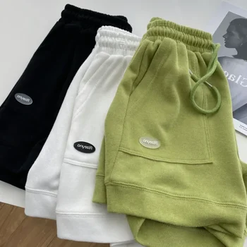 Bequeme, locker sitzende, weit geschnittene A-Hose für Damen mit Kordelzug, schmaler Taille, schmal