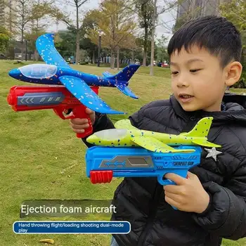 Katapultflugzeuge für Kinder, Schaumstoffflugzeuge, Segelflugzeuge, fliegendes