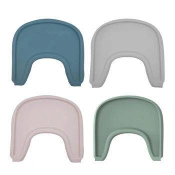 Silikon-Hochstuhl-Tablett-Matte, Servierkissen für Stokke-Esszimmerstühle, halten die Essenszeit organisiert