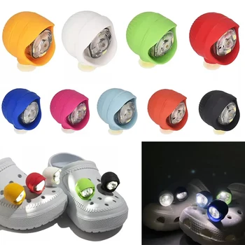 Schuhlichter, wasserdichte Schuh-Charms, Zubehör für Crocs, 3 Lichtmodi für Camping (2 Stück)