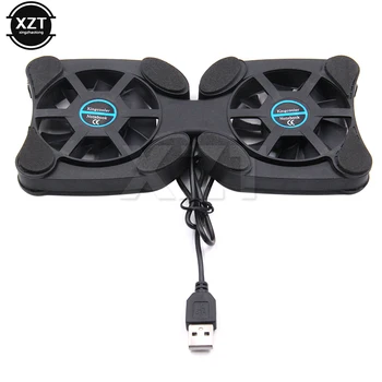 Tragbarer Laptop-Kühlständer, faltbarer Lüfter, Kühler, Kühlpad, Laptop-CPU-Kühler, USB-Kühler