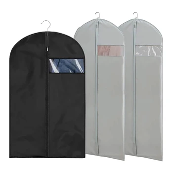 Wasserdichte Kleidung Staub Abdeckung Mantel Anzug Kleid Schutz Hängen Kleidersäcke Hause Closet Organizer