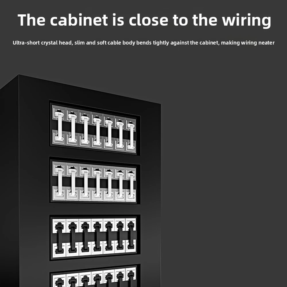 Kurzes flaches Cat 6 Netzwerkkabel RJ45, ab 10 cm, für Router – Bild 4