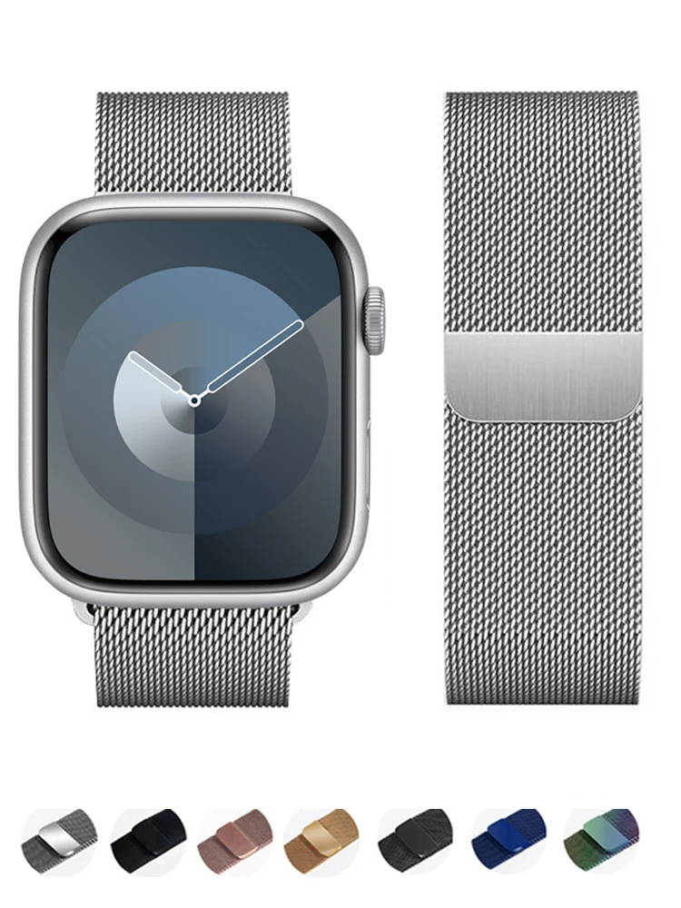 Milanese Loop für Apple Watch Armband 46mm 44mm 45mm 40mm – Bild 3