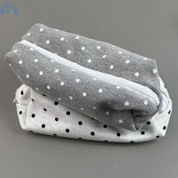 Federmäppchen mit gepunktetem Design, großes Fassungsvermögen, weiche Stifttasche, Schreibwarenbeutel