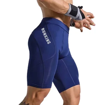 Männer Bodybuilding Shorts Gym Lauf Leggings Männliche Joggings Elastische Kompressionen Sweatpant Fußball