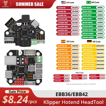 BIGTREETECH EBB36 EBB42 CAN GEN2 Board unterstützt Canbus PT100 für Klipper Hotend HeadTool 36 Schrittmotor