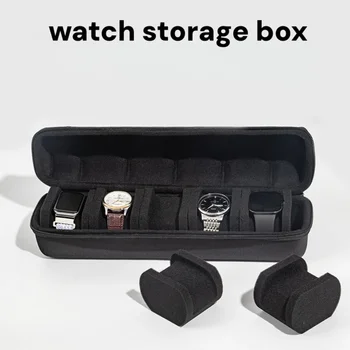 Uhrenbox Präsentationsständer Sammelbox Tragbare Reise-Uhrenbox Desktop-Organizer Halter für Uhrenliebhaber