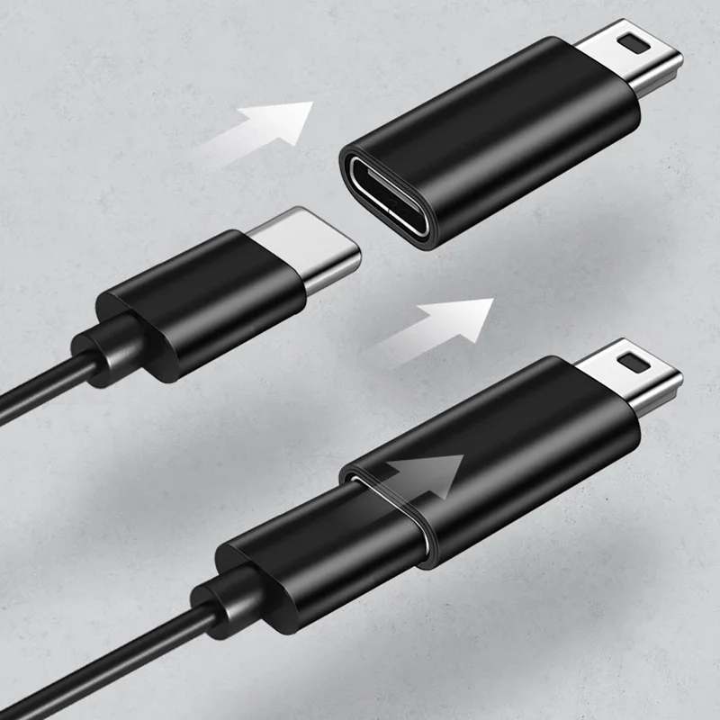 Metall Universal Otg Mini 5 Pin USB Adapter B Stecker auf USB – Bild 3