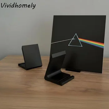 3D-Gedruckter Plattenspielerhalter Schräger Ständer Vertikaler CD-Halter aus Kunststoff Minimalistische