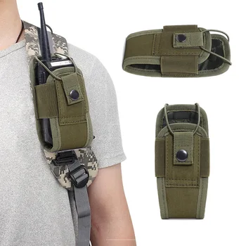 1000D Molle Talkie Tasche Taktische Radio Walkie Tasche Halter Tasche Tragbare Sprech Holster Tragetasche Jagd
