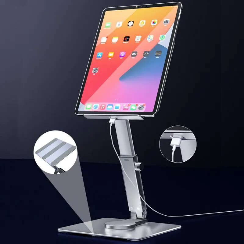 Tablet-Ständer aus Aluminium 360° ° Rotierender – Bild 6