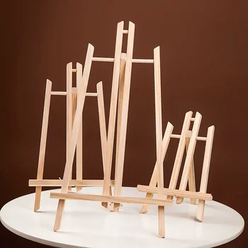 Holzstaffelei zum Malen, 20 cm, 24 cm, 30 cm, 40 cm, 50 cm Höhe, zusammenklappbare