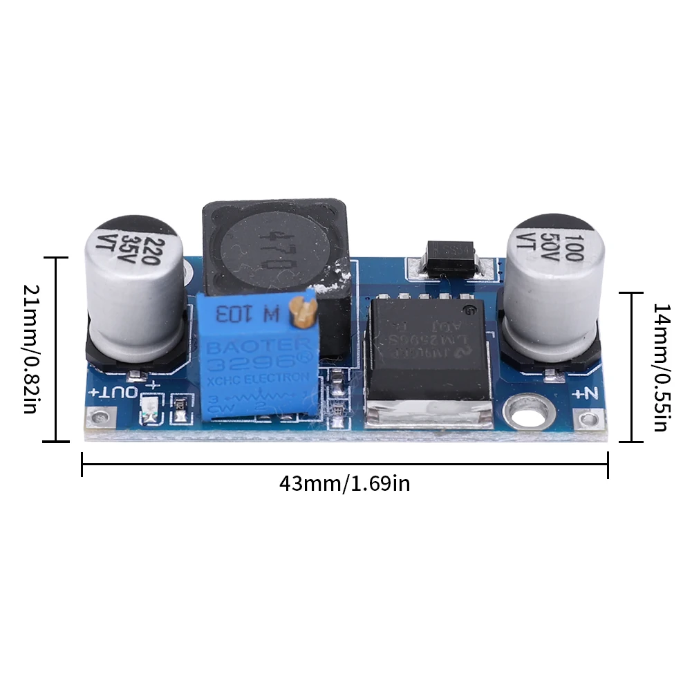 10/5/1 stücke LM2596S Konverter Step Down Modul Netzteil – Bild 6