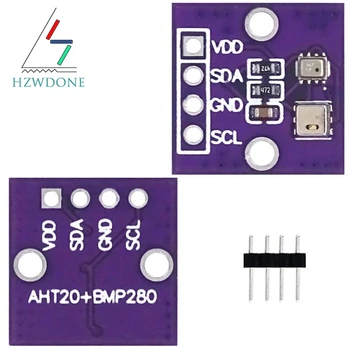 AHT20+BMP280 Temperatur-Feuchtigkeits-Luftdruckmodul Hochpräziser digitaler Temperatur- und Luftdrucksensor