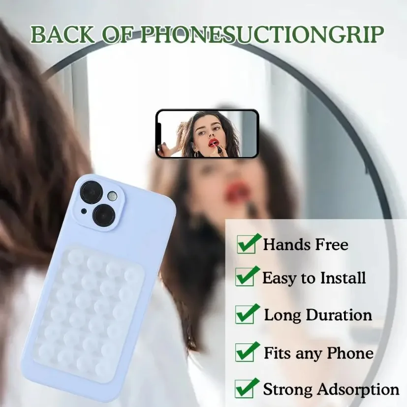 Silikon Saug Telefon Halter Matte Multifunktionale Saugnapf – Bild 4