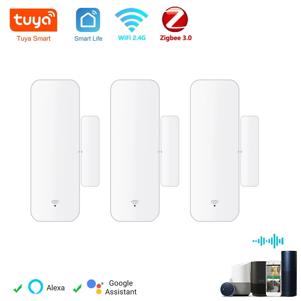 Tuya WiFi Zigbee Türsensor Kontaktsensor Offen Geschlossen