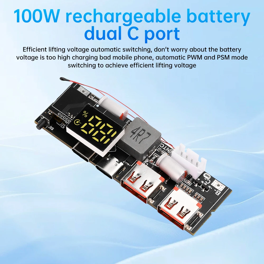 3S 4S 5S 65W 100W Power Bank Dual Typ-C Bidirektionales – Bild 4