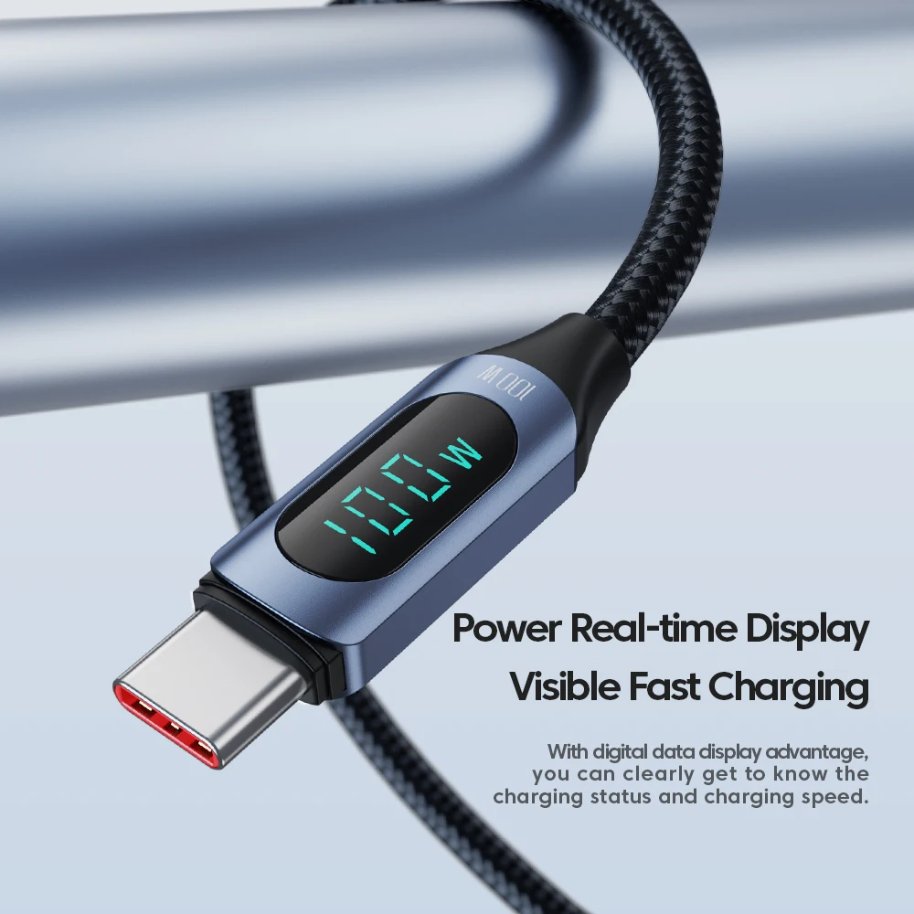 USB-C auf USB-C Kabel 100 W mit Wattanzeige – Bild 6