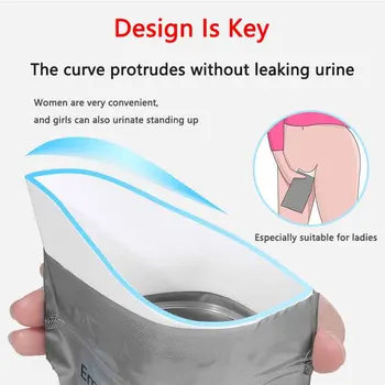 TARKA Camping Notfall Urinieren Taschen Einweg Piss Taschen Reise Mini Mobile Toilette Tragbare Urin Tasche