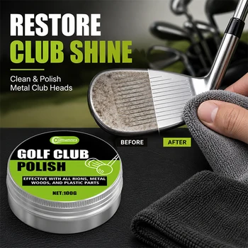 100g Golfschläger-Pflegecreme, Metallpoliercreme für die Oberflächenpflege von Golfschlägern, Kleine
