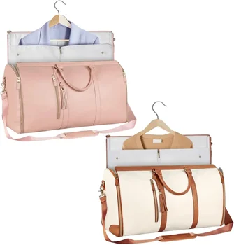 Kleidungs stück Reisetaschen reisen tragen hängende faltbare Handtasche große Kapazität pu Cabrio wasserdichte