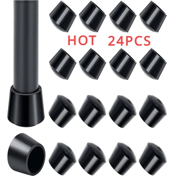 Runde Gummi Stuhl Bein Pad 10/12/14/16/20/25mm Möbel Bein Tisch End Stecker PVC Stille Anti-rutsch Boden