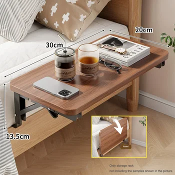 Faltbarer, zusammenklappbarer Organizer, aufsteckbares Nachttischregal, Tisch unter dem Bett, Matte, Wohnheim