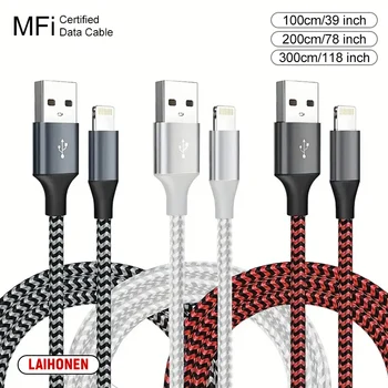 USB-A auf Lightning Kabel für iPhone, Schnellladen und Daten